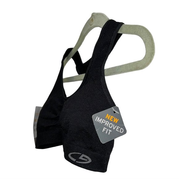 champion NEW NWT black sports bra duo dry max Girls kids M 10-12 - Picture 4 of 5